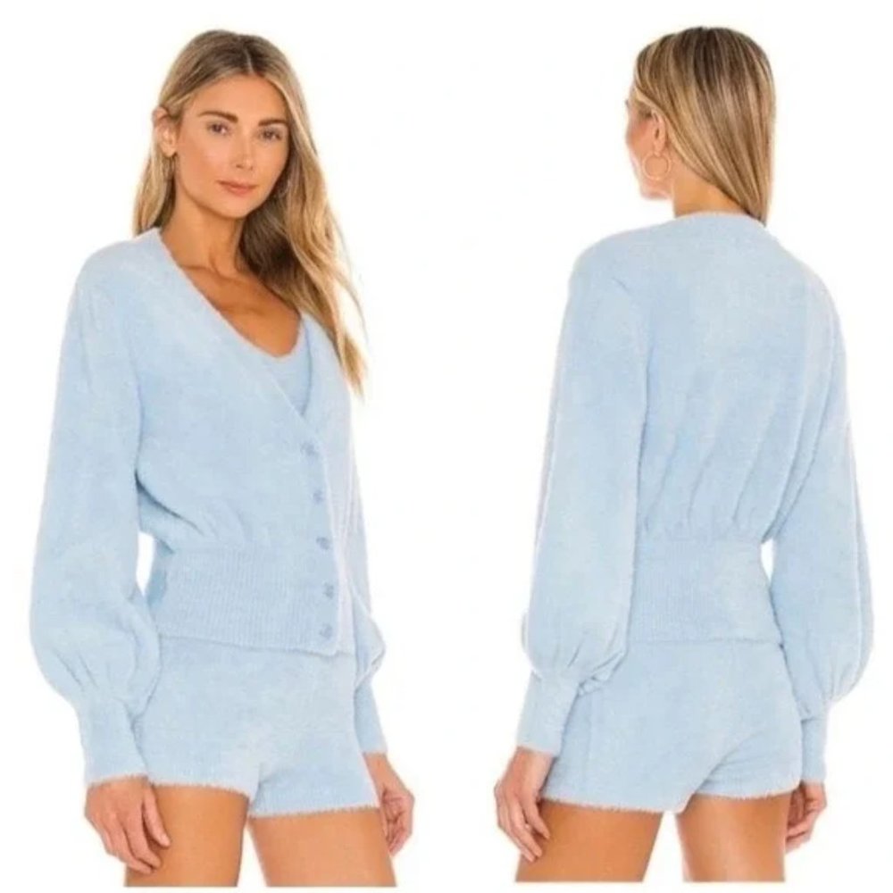 New L*SPACE Daydreamin Cardigan in Sky Blue Medium